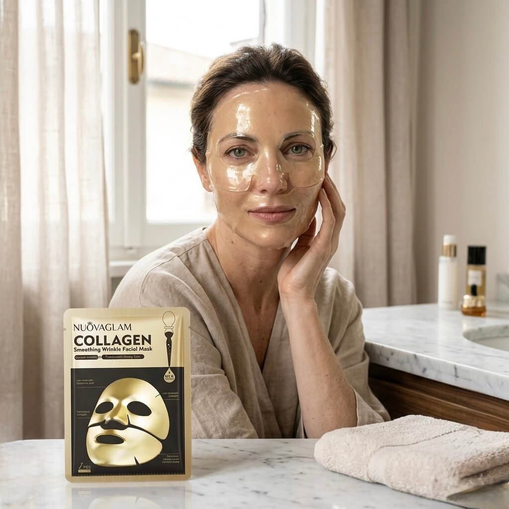 Masque hydrogel au collagène doré NuovaGlam™